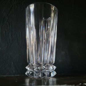 Vtg Rosenthal Germany Classic Blossom Heavy Lead Crystal Fluted Highball Glasses